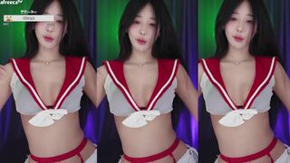 Haru S2 Dancing While Teasing Her Big Tits With Seethrough Top Video