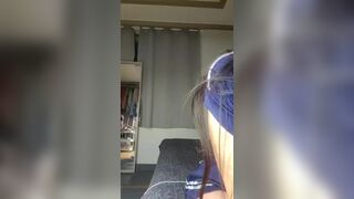 Cute Korean Shows Her Thong And Teasing Fans Video