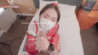 MasukuChan Chalange who gets Orgasm First, ofc, She Lose and Creampie in Her Pussy