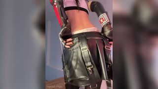 Meriol Chan Asian Spreading her Booty Cheeks On Cam Video