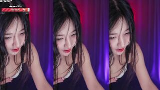 Haru S2 Slutty Asian Showing off her Jiggling Boobs On Live Afreecatv Video
