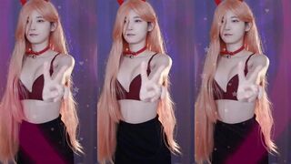 Yule Long Hair Asian Beauty Getting her Bouncing Tits Caught On Live Cam While Dancing Video