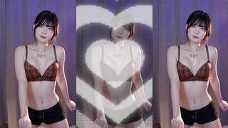 Yule Bouncy Titty Asian Loves Showing Off on Live Video