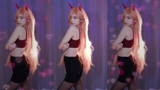 Yule Asian Cutie In Red Hot Sporty Top Dancing Off Video