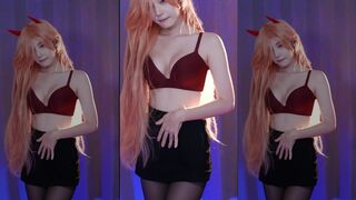 Yule Sexy Asian Beauty In Black Short Skirt Shaking Ass and Dancing Video