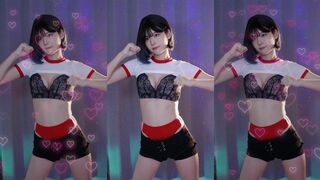 Yule Asian Teen In Sexy Tight Short Cloths Dancing Video