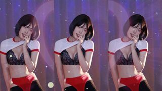 Yule Sexy Asian Dancer Wearing Tight bra and Sport Panty Dancing Video