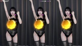 yin2618 Asian In Sexy black Outfit Showing off Her Dancing Afreecatv Video