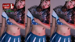 Hyeming Asian Babe In Blue Sexy Kit Dancing Like a Pro Video