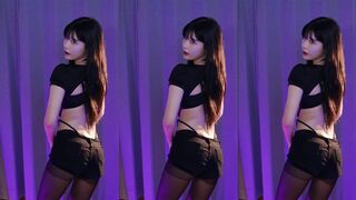 yule_.0.03 Asian Twerking Ass Round For a Hot Dance Video