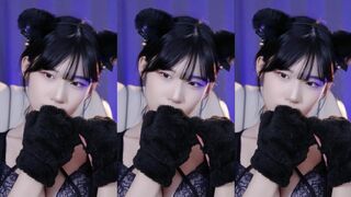 yule_.0.03 Wild Asian Teen Dancing On Live Closeup Video