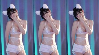 yule_.0.03 Asian Cute Bunny With Jiggling Tits Dancing Video