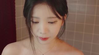 ASMR Yoon Ying Horny Asian Girl Baths On Cam And Licks It Like a Cock Video