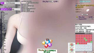 yin2618 Pretty Asian Babe Dancing While Showing her Curvy Bouncing boobs Afreecatv Video