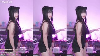 ny991017 Asian Beauty In Sexy Black Outfit Video