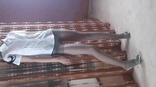 Pansidon Gravure Skinny Asian teen Showing Off herself For a Photoshoot Video