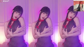 Horny Asian Model Dancing While teasing herself Afreecatv Video