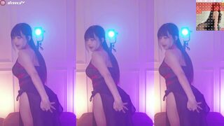 Horny Asian Model Dancing While teasing herself Afreecatv Video