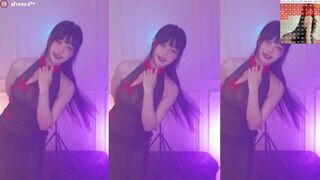 Lusty Korean Model Sexy Dancing On Live Afreecatv Video
