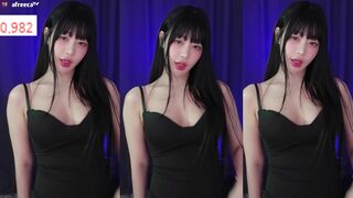 Pretty Sexy Korean In Black Dress Dancing Live Afreecatv Video