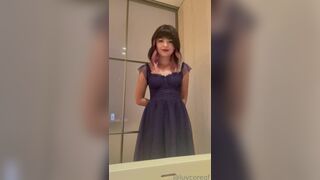 Luvcoregf Pretty Cutie Gets Naked On Cam To Dress Up a Lingerie Video