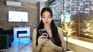 Vixivik Sexy Asian Slim Beauty teasing Herself On Live Cam Video