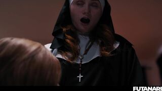 Clara Trinity Slutty Asian Getting Fucked With a Dildo By a Nun Video