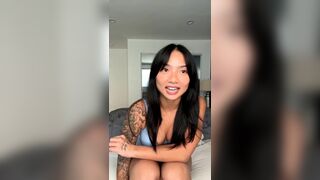 Tiiieeen Pretty Asian With Curvy Tits and Big Hot Booty Showing off On Cam Video