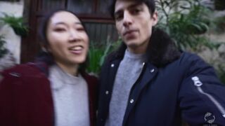 Luna Okko Lusty Asian Wanted His Big Cock For a Hard Banging After Going For Shopping Video