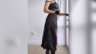 Subby-Bunny Asian Girl Riding and Fucking Herself With Dildo Video