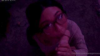 Mankoprincess Nerdy Asian Babe Giving Deep Sensual Blowjob to a Thick Cock Onlyfans Video