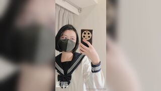 Anaimiya College Baby Rubbing her Pussy Before Try on Buttplug Onlyfans Video