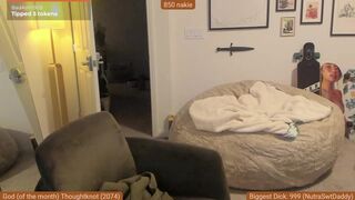 NamiMFC Talking to her Fans While Topless naked in Live Stream Video