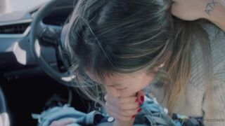 Aeriessteele Asian Babe Giving Amazing Blowjob On her Bf's Fat Cock Onlyfans Video