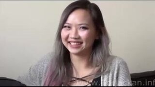 Sugarcookie Asian Cutie Giving Head Passionately On a Hard Fat Cock Video