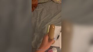 HelloMeiMei Asian Fucking Herself Deep In Her Pussy With a Long Dildo Onlyfans Video