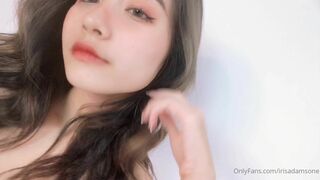 Irisadamsone pretty Wild Asian Exposing Sexy Naked Body In Seethrough Lingerie Onlyfans Video