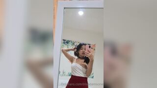 Irisadamsone Sexy Asian Teen Exposing Hard Boobs Taking It Out Onlyfans Video