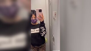 Kiara Moon Gets Horny While On bathroom and Masturbates Showing big Tits Video