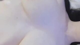 Orphicbunny Busty Asian Fucking and Riding Fat Dildo on Cam Video