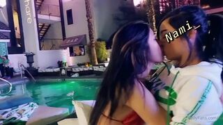 Nami_ Wild Asian Making Out With her Friend On a Pool Party Onlyfans Video