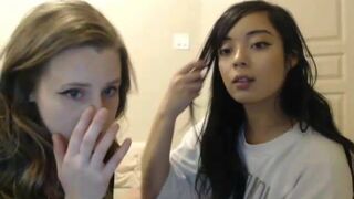Nami_ Sexy Asian And Friend Takes Off Their Tops Showing Hot Boobs On Live Webcam Video
