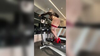 Xiao Wang Exposed her Booty While Working Out in Pantie Onlyfans Video