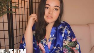 KiyomiKitten Talks Dirty While Wearing Tight Bra and Pantie Onlyfans Video