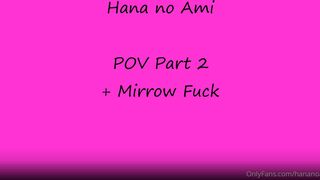 Hana Noami Riding Dildo On Mirror Onlyfans Video