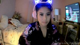 tarabad removes her kimono and playing tits for you Onlyfans Video