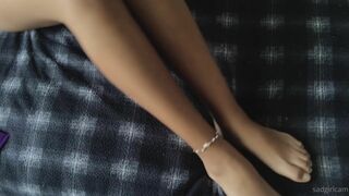 Sadgirlcam Shows Hairy Cunt While Putting Body Lotion Onlyfans Video