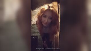 Nyaomaruu Strip Teasing While Playing Tits Onlyfans Video