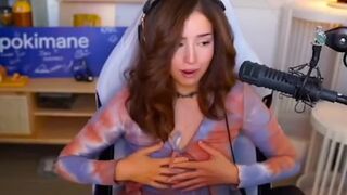 POKIMANE nipple slip