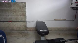 Kaedia Lang Working Out While Fully Nude Live Stream Onlyfans Video